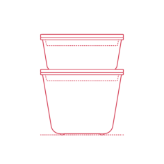 Objects Food Containers Silhouette Cutting Svg Files, Free Vectors File